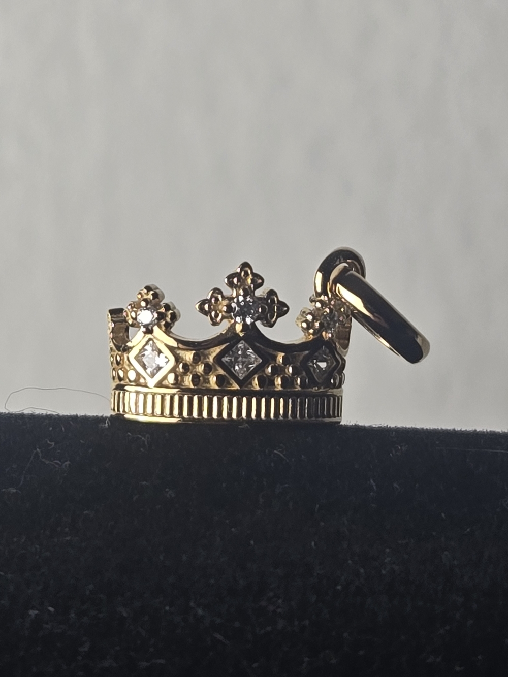 Thomas Sabo 18k Yellow Gold Plated Crown Charm